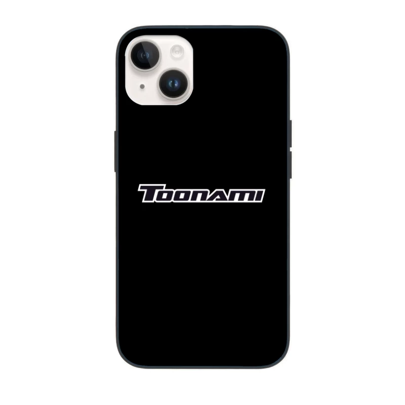 Toonami Black Text Logo - Cartoon Network's Anime Programming Block iPhone Case