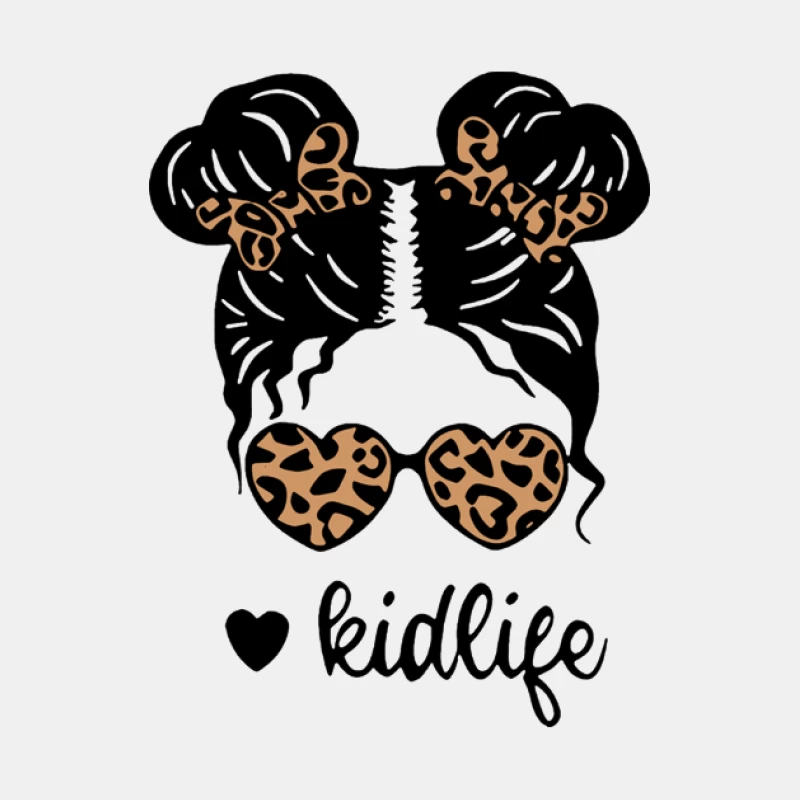 Unisex Kinderleben Design mit Leopardenmuster Herren Tanktops