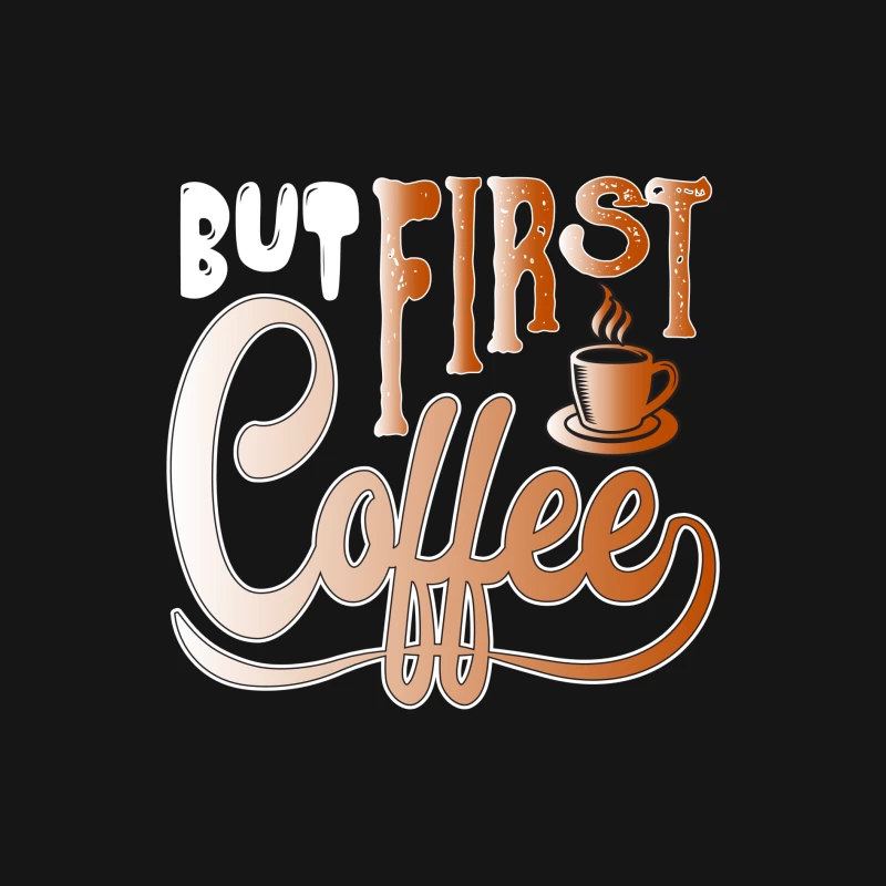 Café avant tout Homme Manches Longues T-Shirt
