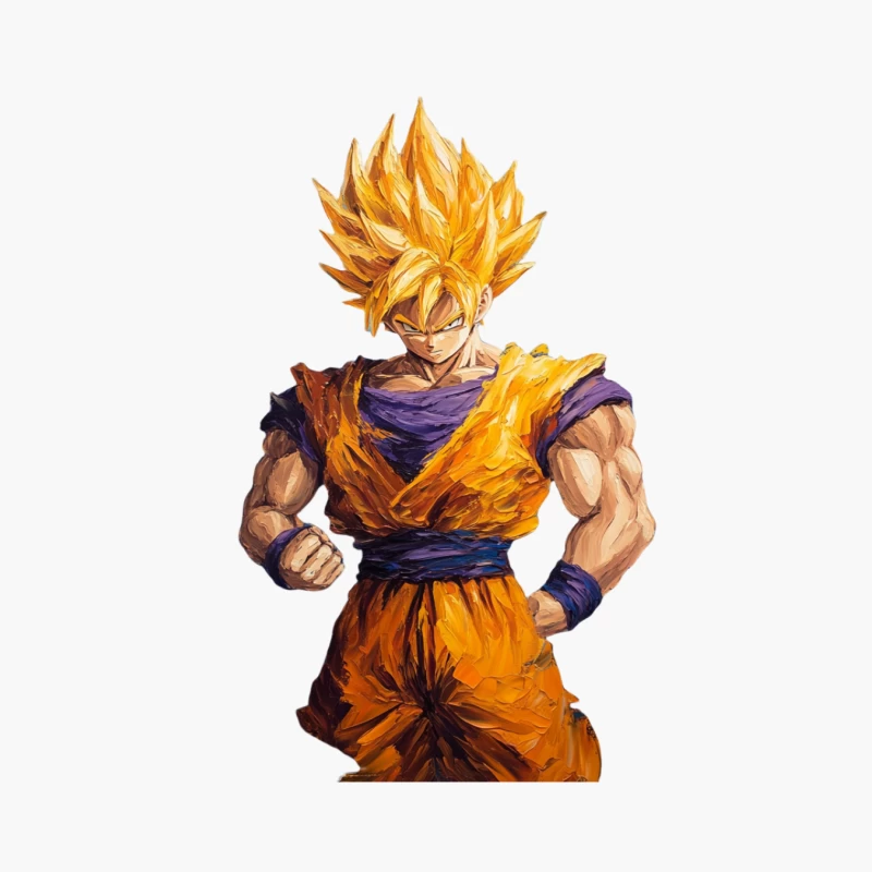 Super Saiyan Goku from Dragon Ball Z Cotton Tote Bag