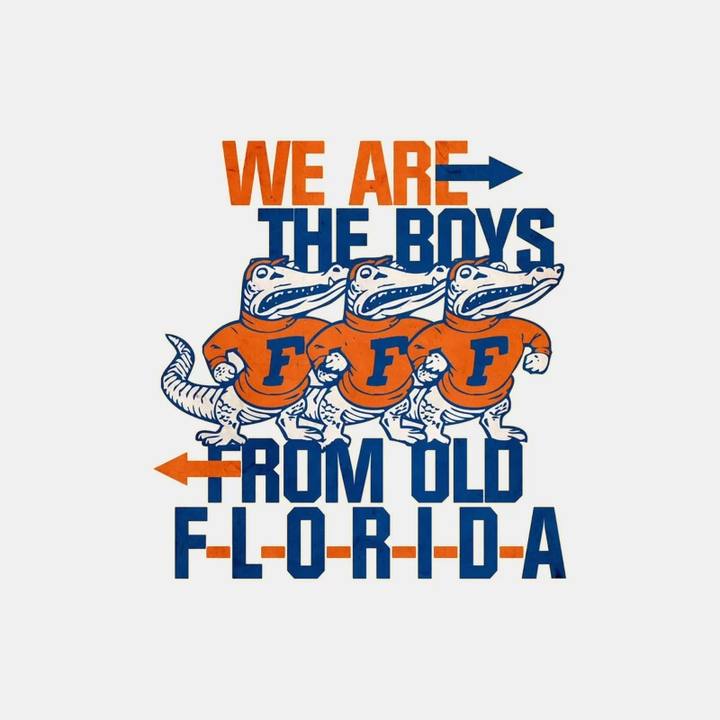 Vintage College Sports - Florida Gators "WE ARE THE BOYS" Male Tank Top