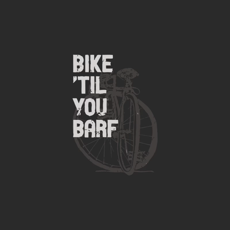 Vintage Bicycle Typography: Motivational Cycling Graphic Baseball Cap