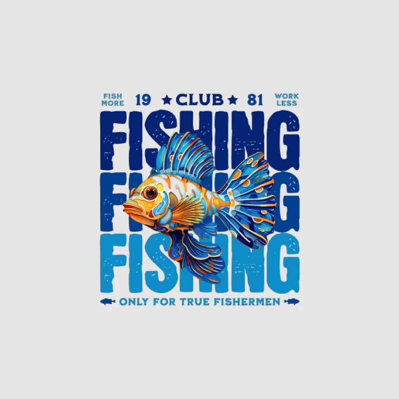 Design de poisson pour club de pêche Femme Sweat à capuche