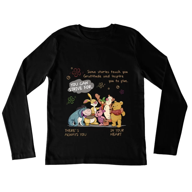Freundschaft und Dankbarkeit Damen Langarm T-Shirt