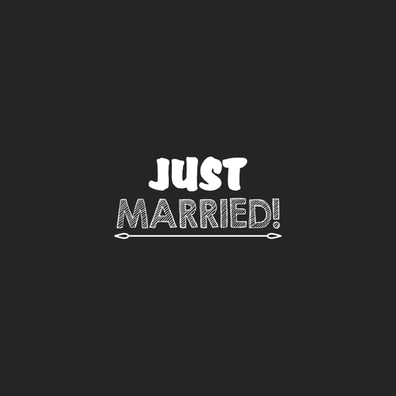 Affiche Just Married Femme Sweat-shirt à enfiler