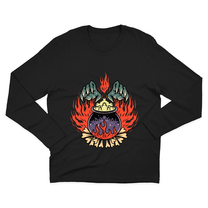 Cauldron of Flames Male Long Sleeve T-Shirt