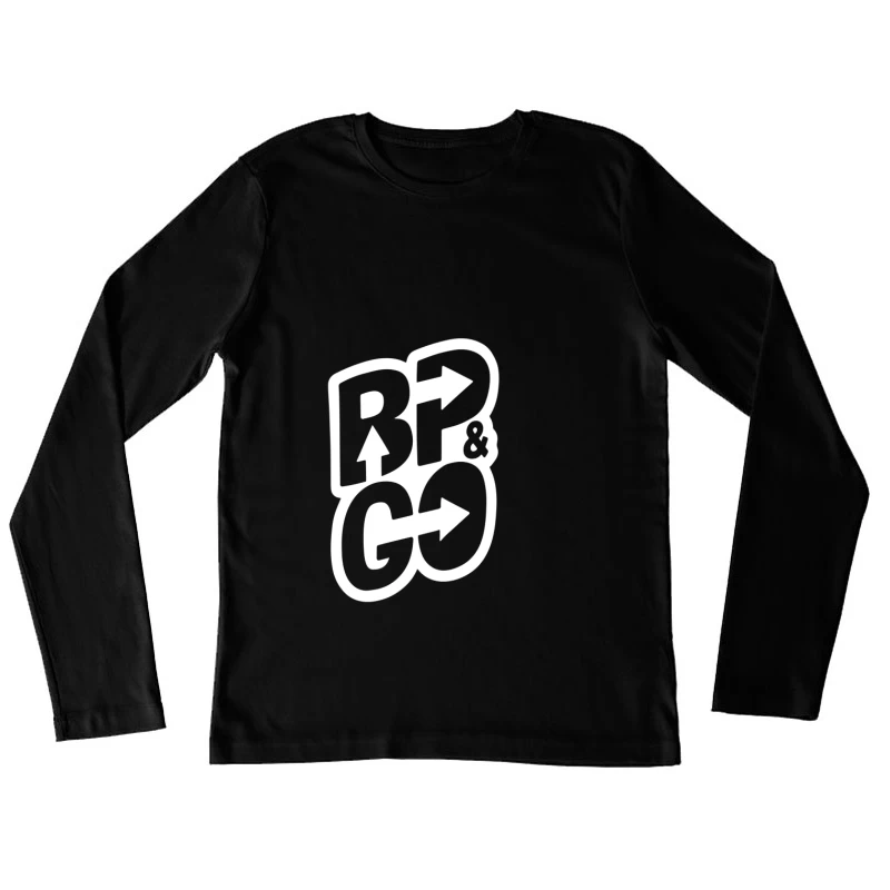 BP und GO Logo Design Damen Langarm T-Shirt