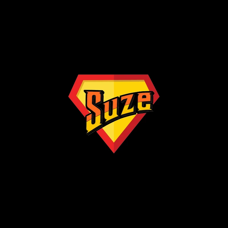 Suze Drink Logo in Superman Shield Style Desk Mat