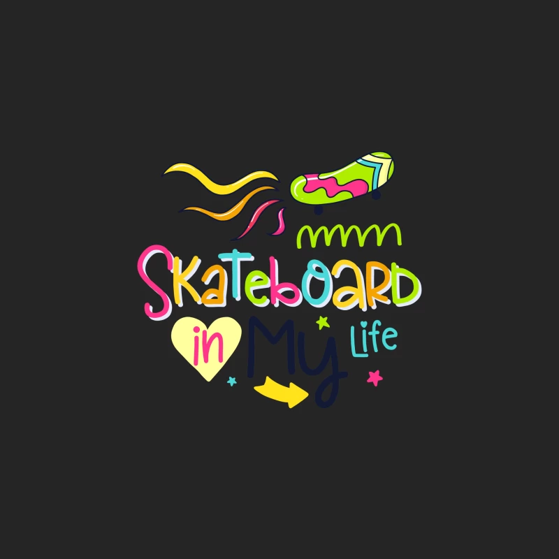 Skateboard dans ma vie Homme Sweat-shirt à enfiler
