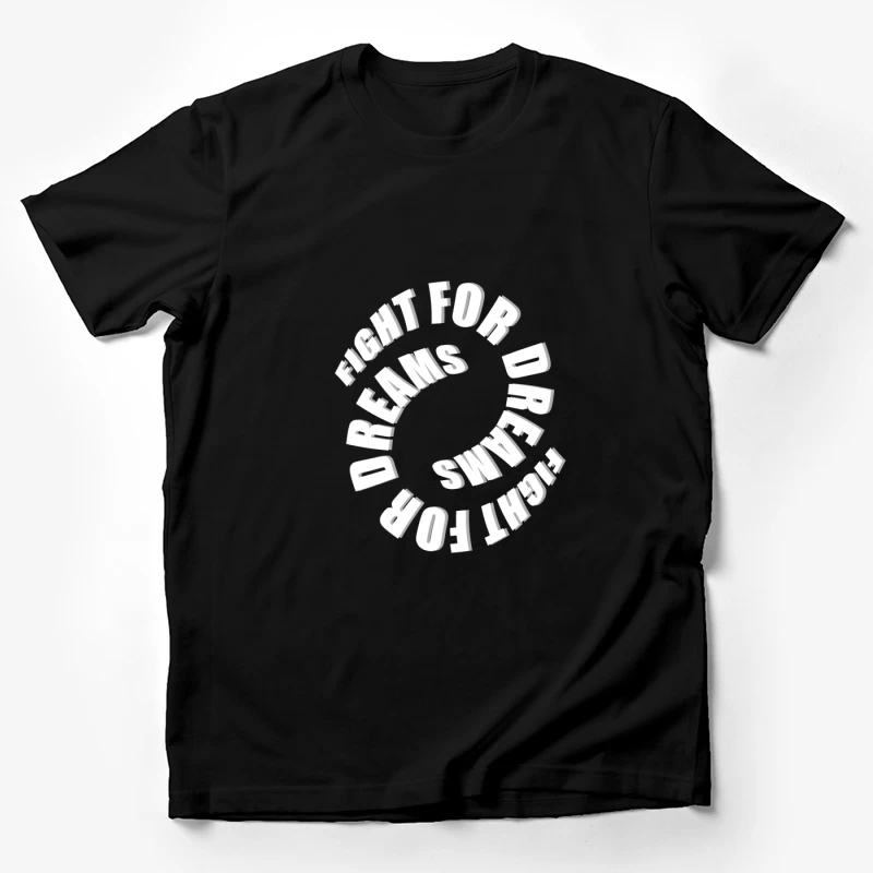 Kämpfe für deine Träume – Spiraldesign Herren T-Shirt