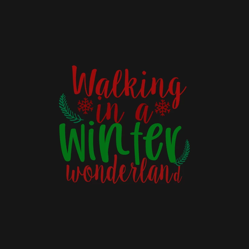 Promenade dans un pays des merveilles d'hiver Femme T-Shirt