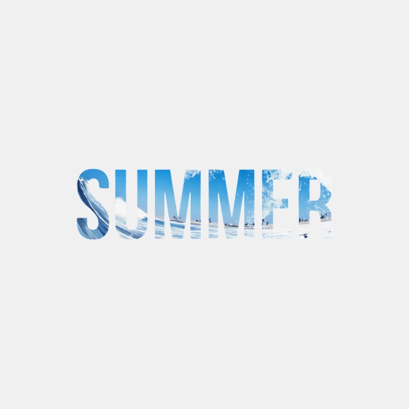 Sommer mit Ozeanwellen Herren Tanktops