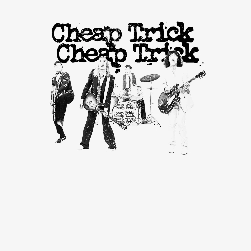 Cheap Trick Vintage Female Pullover Sweatshirt