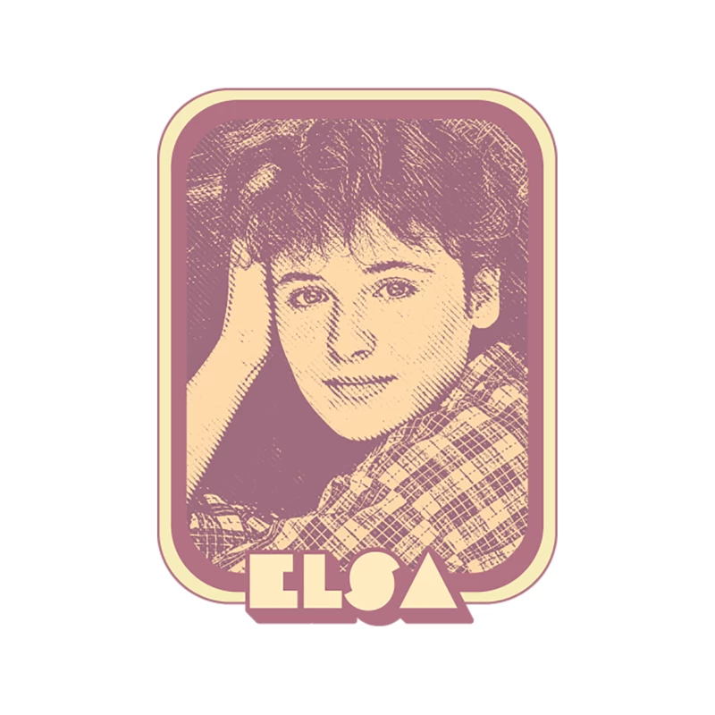 Elsa Lunghini  80s Retro Francophile Pop Star Fan Tapestry