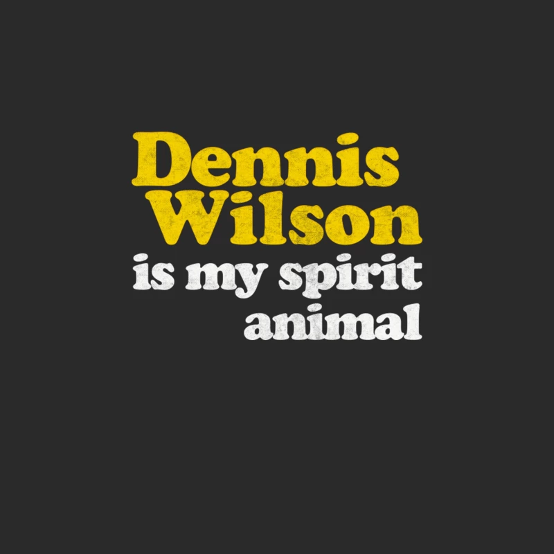Dennis Wilson Is My Spirit Animal  Retro Faded Style Baseball Cap