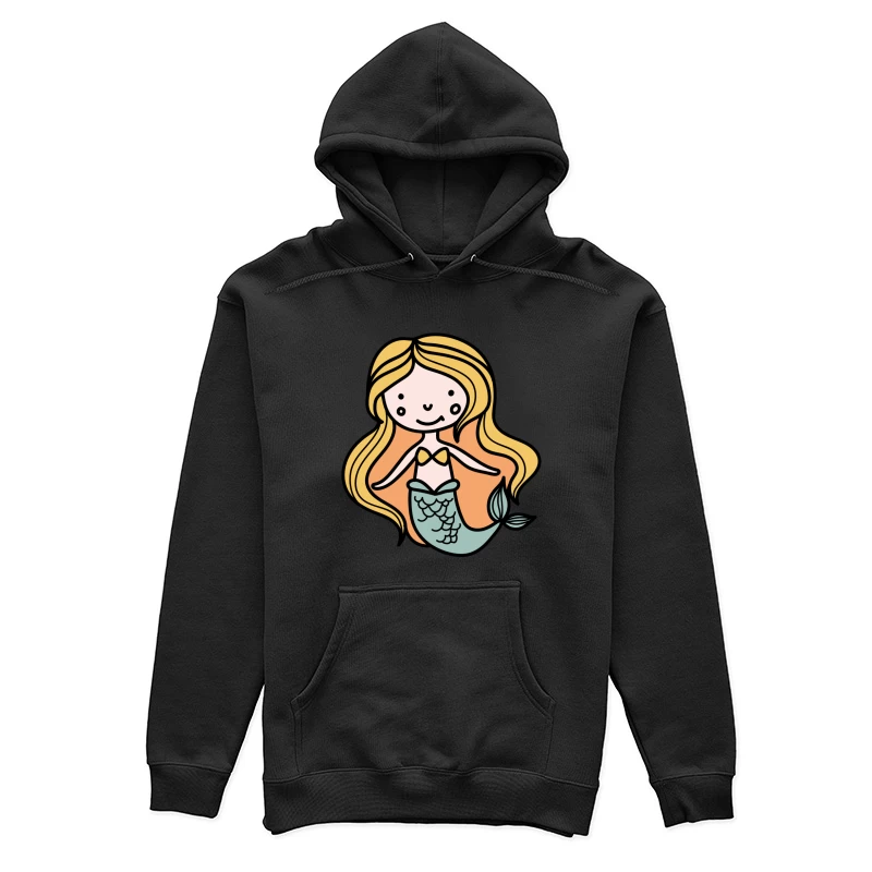 Sirène mignonne en dessin animé Femme Sweat à capuche