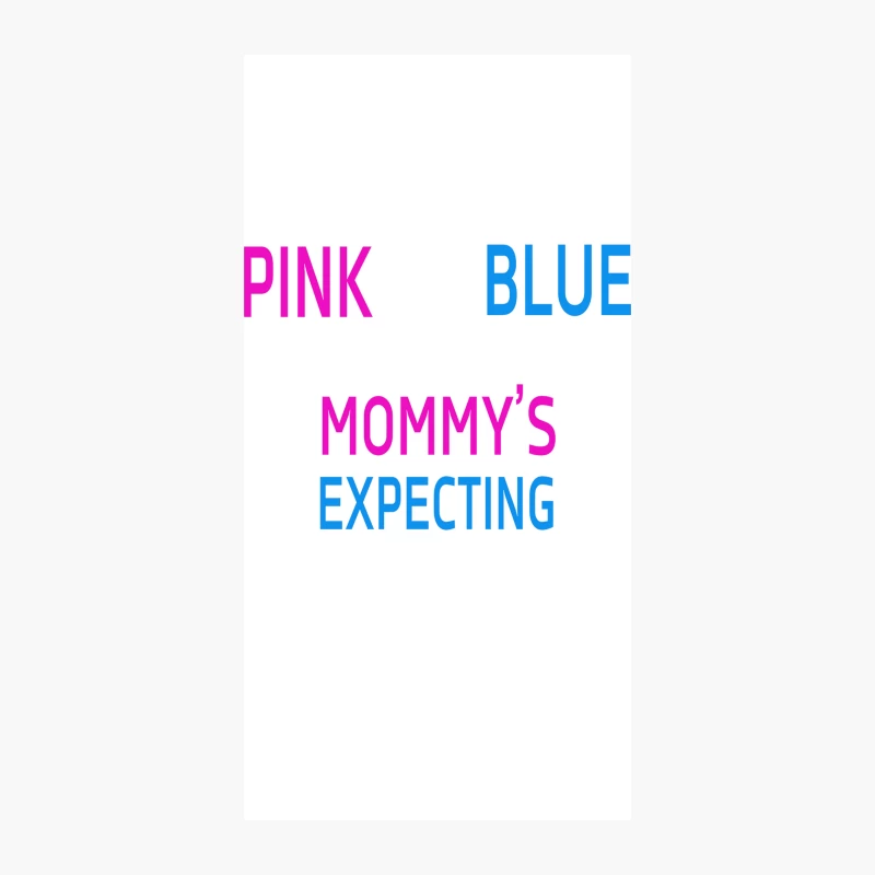 Pink or blue Mommy is expecting number 2 new iPhone Case