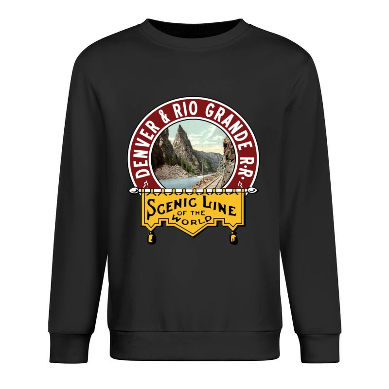 Denver and Rio Grande Male Pullover Sweatshirt