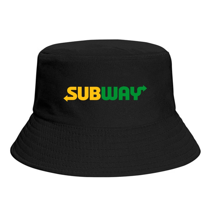 Subway Restaurant Logo Design Bucket Hat