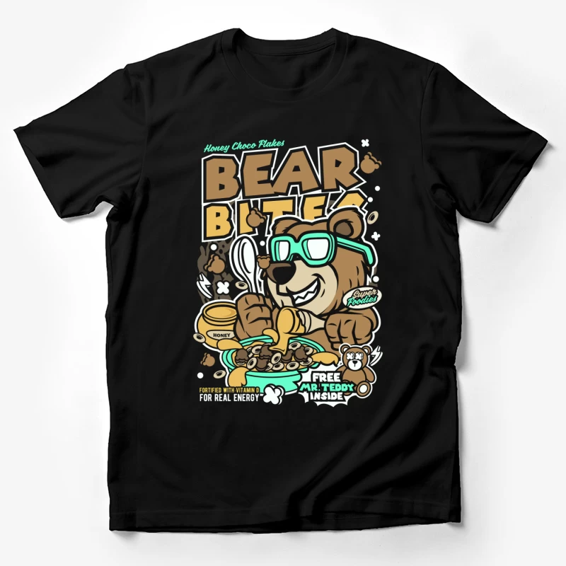 Petit-déjeuner gourmand avec ours et céréales Homme T-Shirt