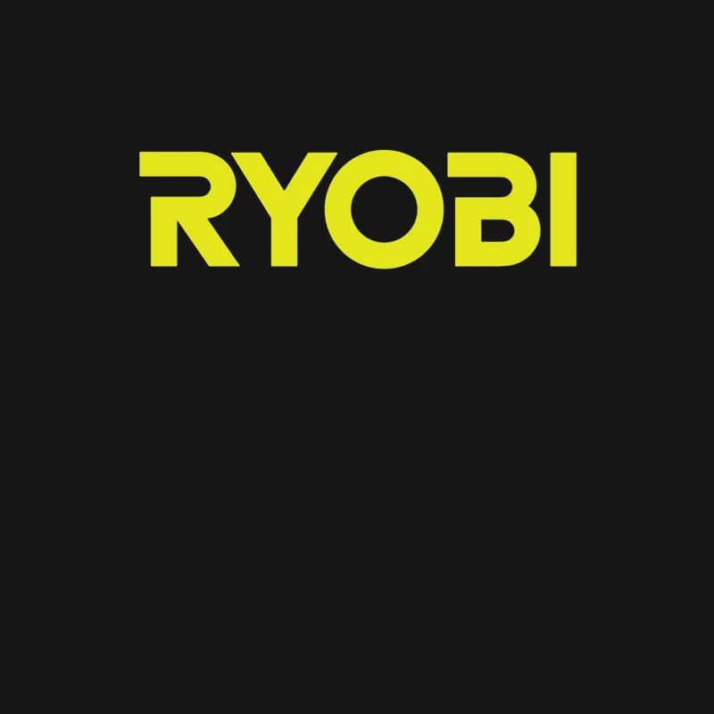 Ryobi Power Tools Brand Logo in Neon Yellow Male T-Shirt