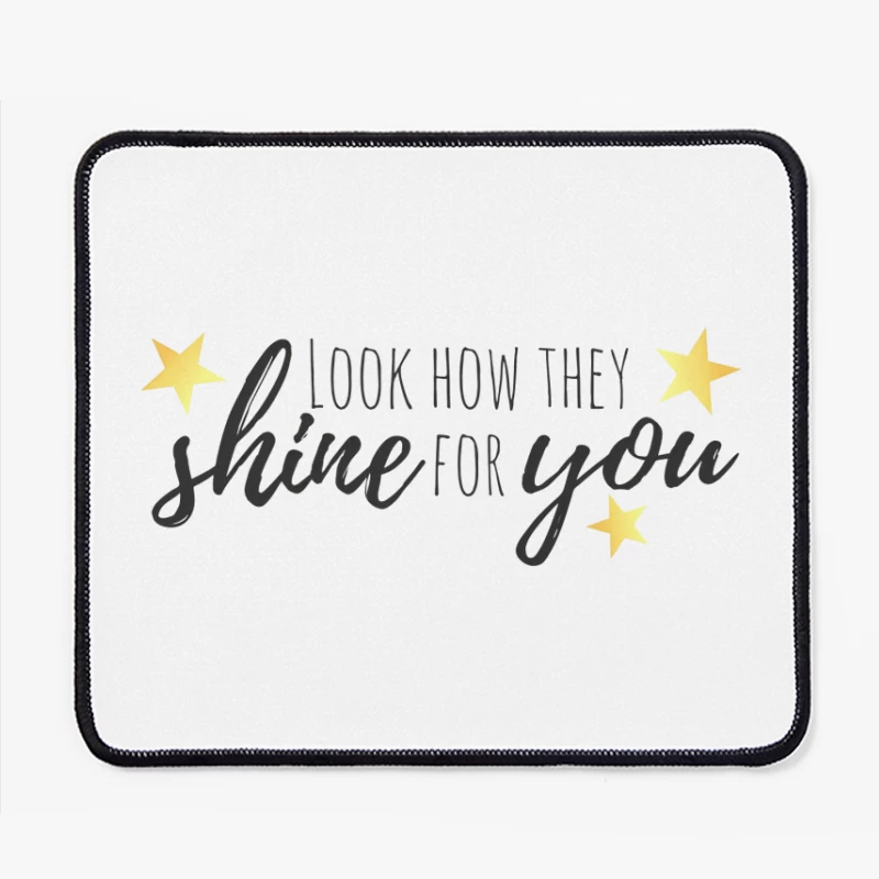 Coldplay Shine For You Mouse Pad