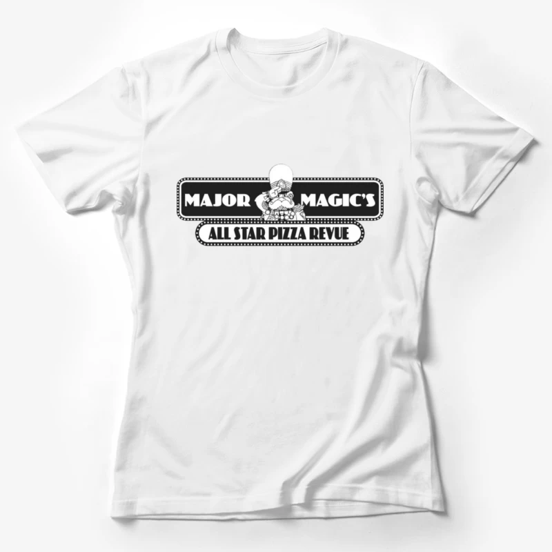 Major Magic's All Star Pizza logo Female T-Shirt