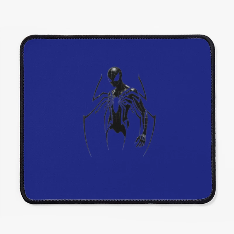 Minimalist Black Suit Spider-Man Symbiote Design Mouse Pad