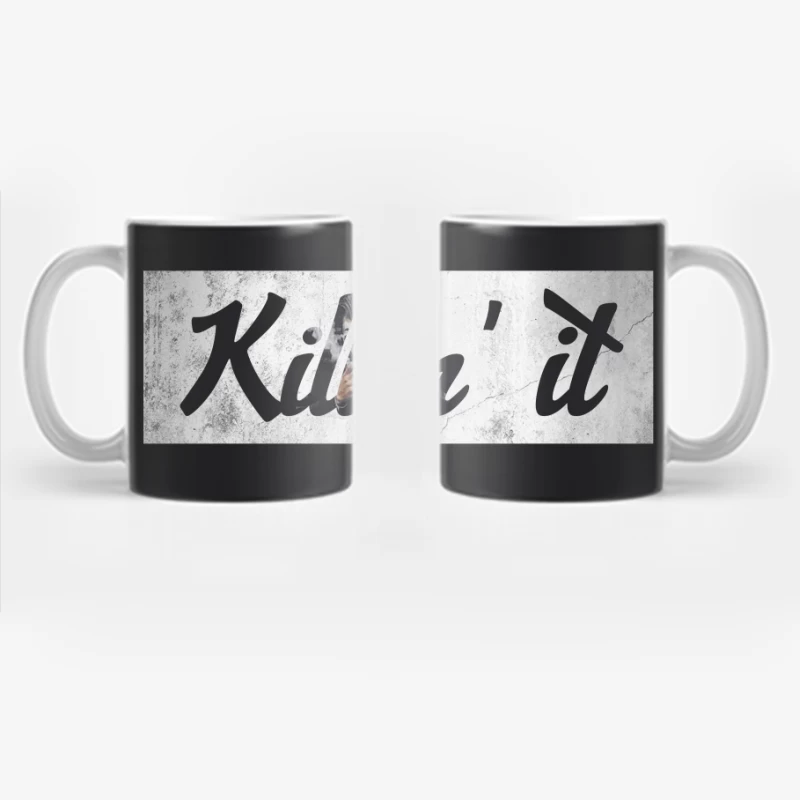 Urban Graffiti Art with Motivational Typography Coffee Mug