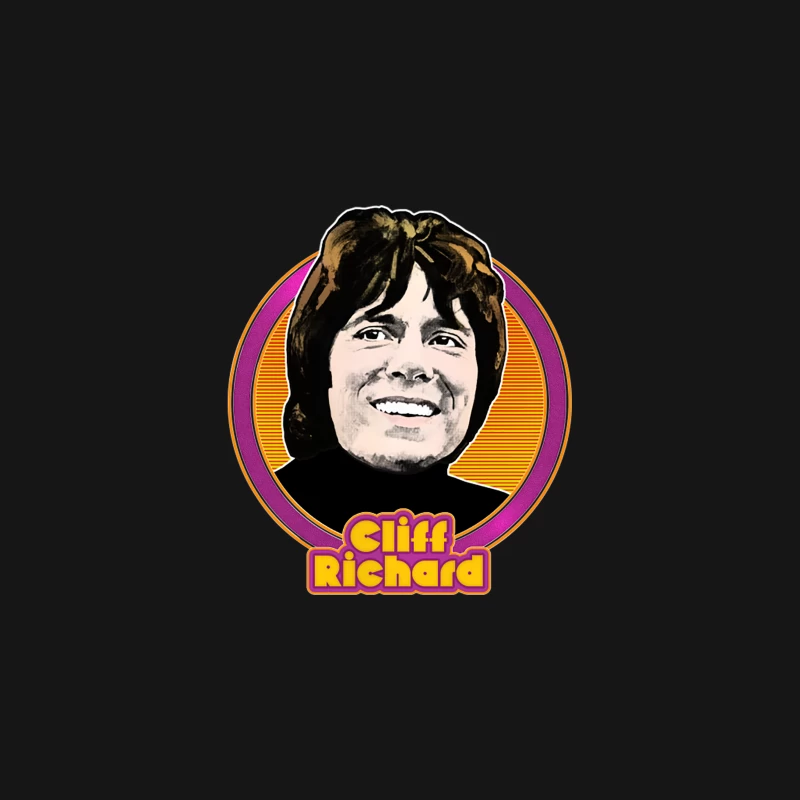 Cliff Richard  1970s Style Fan Design Desk Mat