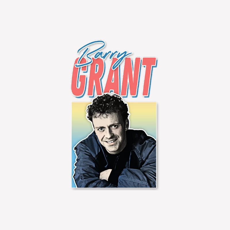 Barry Grant  Brookside 80s Aesthetic Fan Design Female T-Shirt