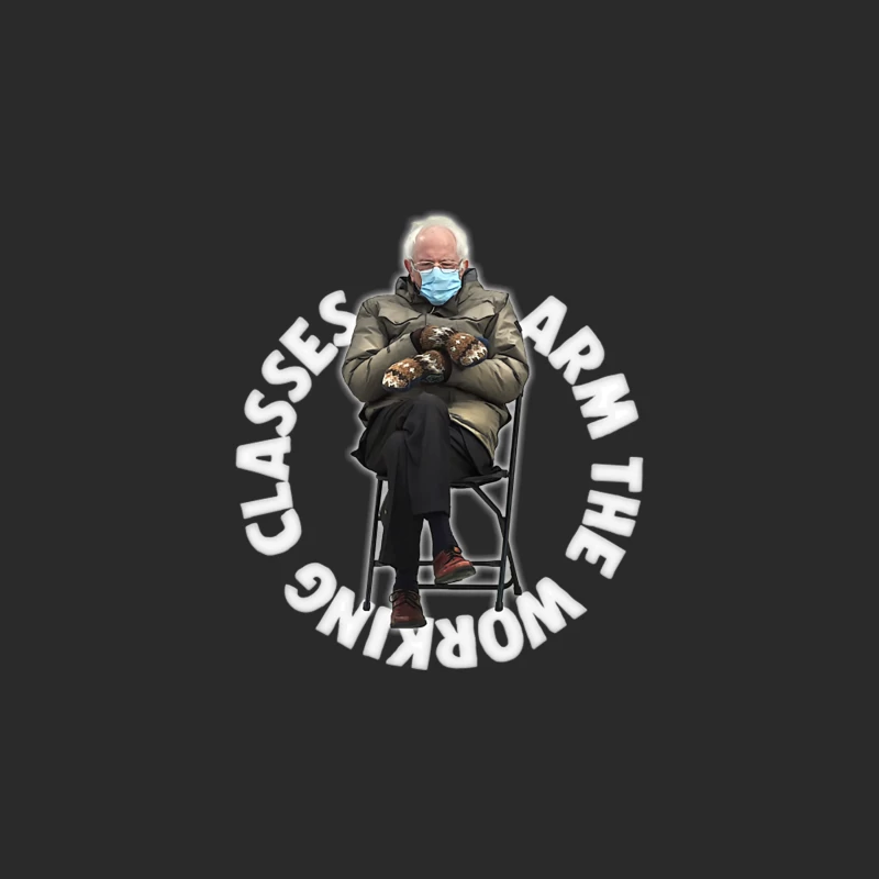 Arm The Working Classes  Bernie Meme Design Baseball Cap