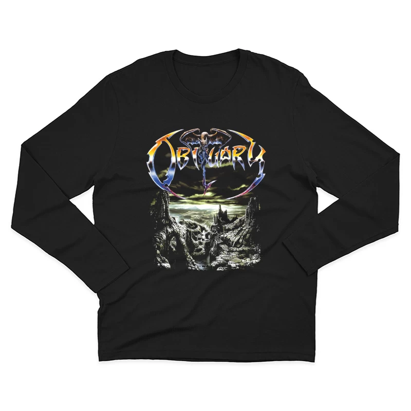 Obituary The End Complete Male Long Sleeve T-Shirt