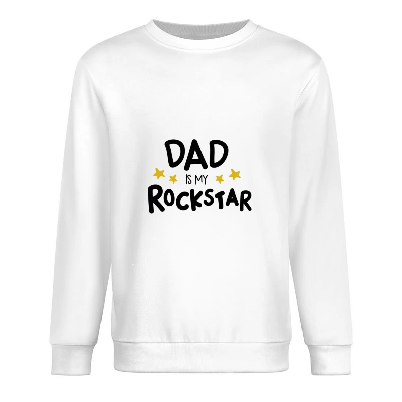 Papa est ma rockstar Homme Sweat-shirt à enfiler
