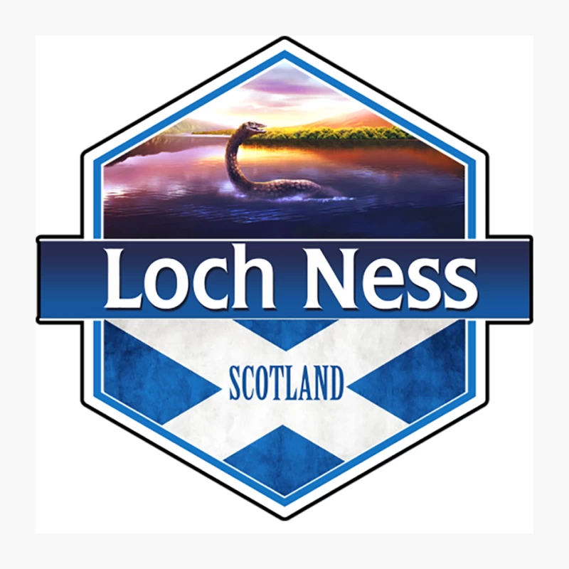 Loch Ness Travel Badge Pin