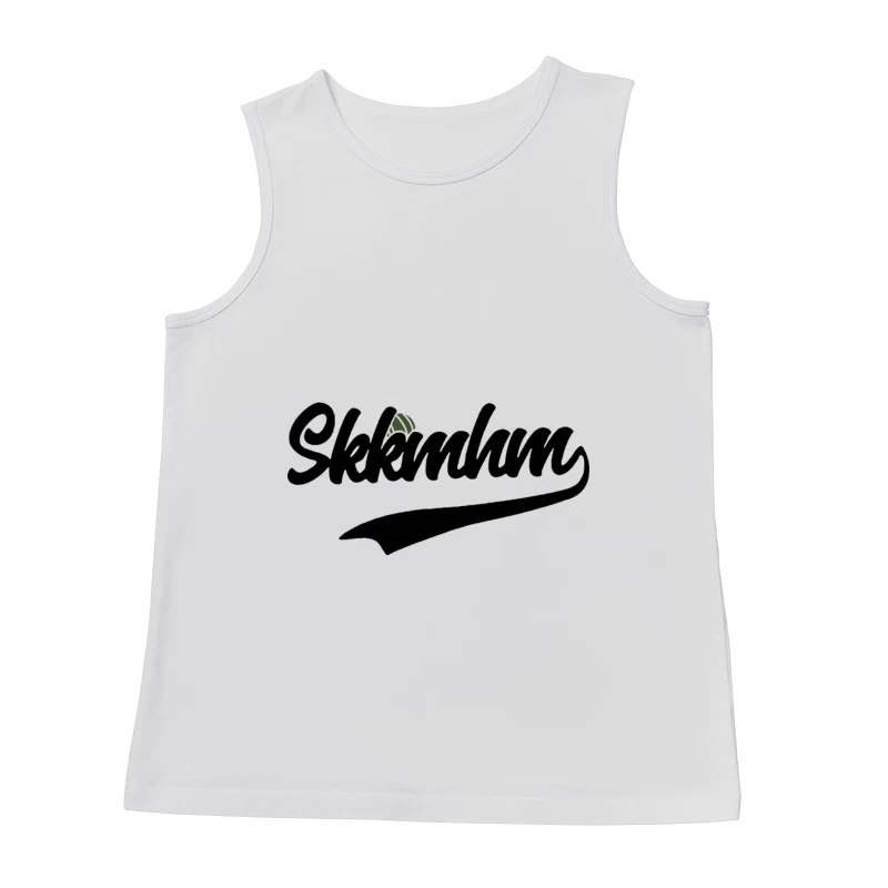 Schriftzug mit abstrakter Note Herren Tanktops