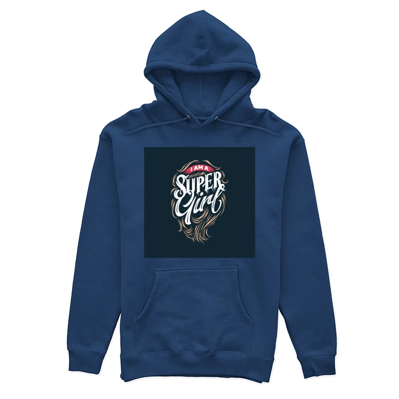 Design de typographie Super Girl Femme Sweat à capuche