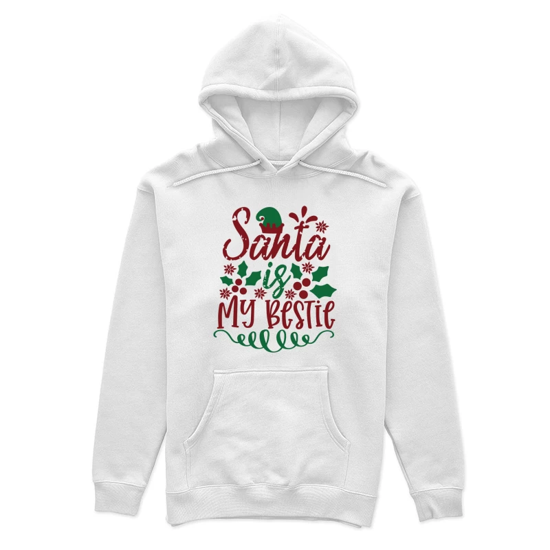 Noël Amusant: Santa Mon Ami Femme Sweat à capuche
