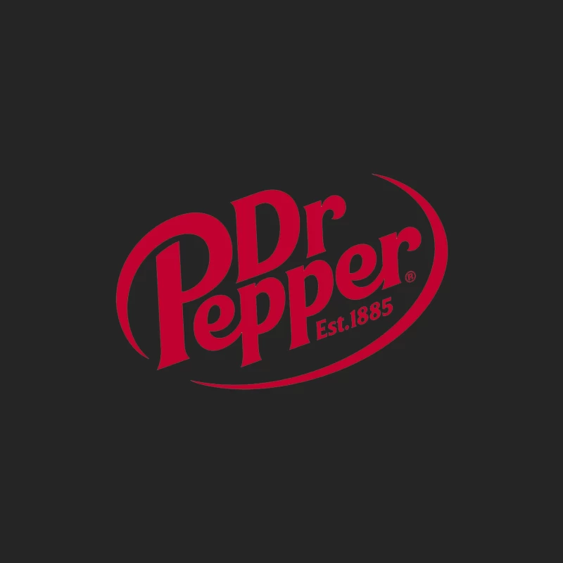 Dr Pepper Classic Red Logo Design - Established 1885 Male Pullover Sweatshirt