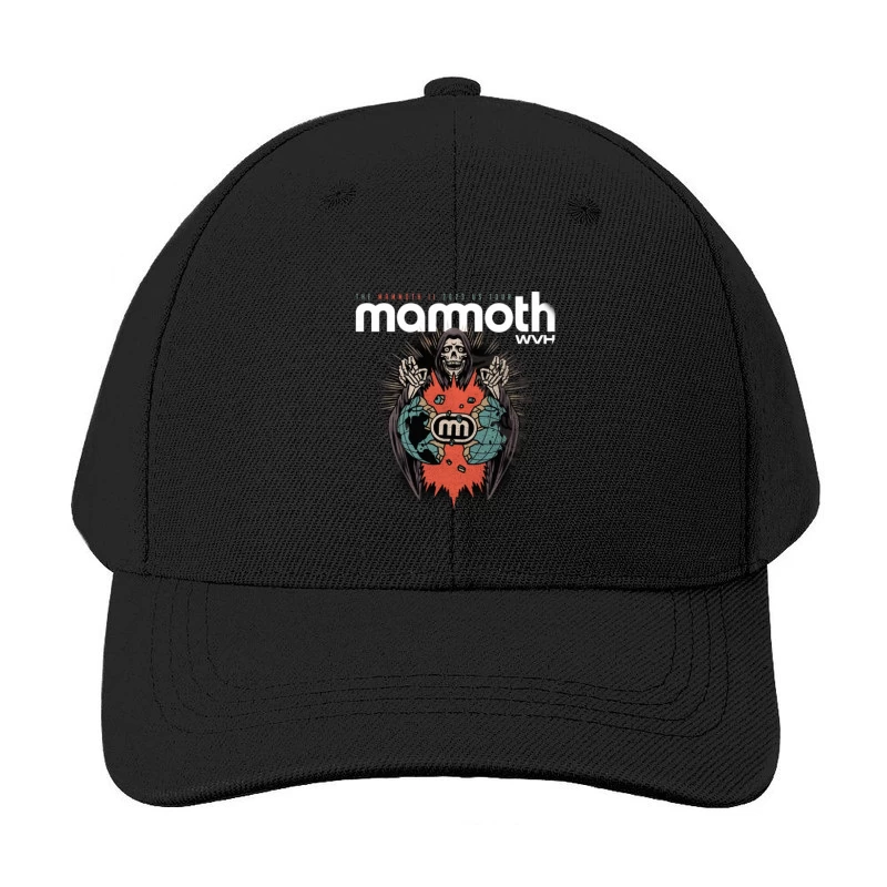 Mammoth Metal Festival 2023 Dark Gothic Poster Design Baseball Cap