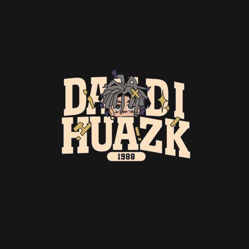 Coole Comic-Grafik Dandi Huazk Herren Langarm T-Shirt