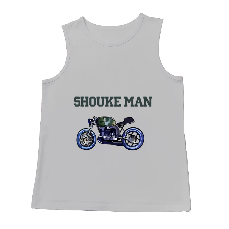 Motorrad Kunstwerk mit Text Herren Tanktops