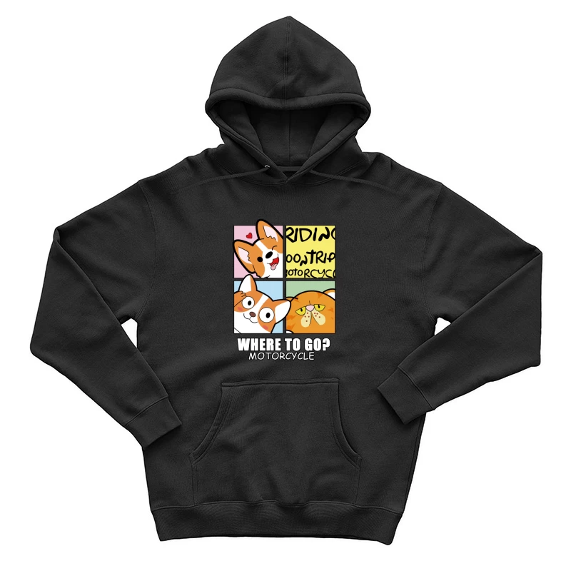 Niedliche Tiere auf Abenteuerreise Herren Pullover Hoodie