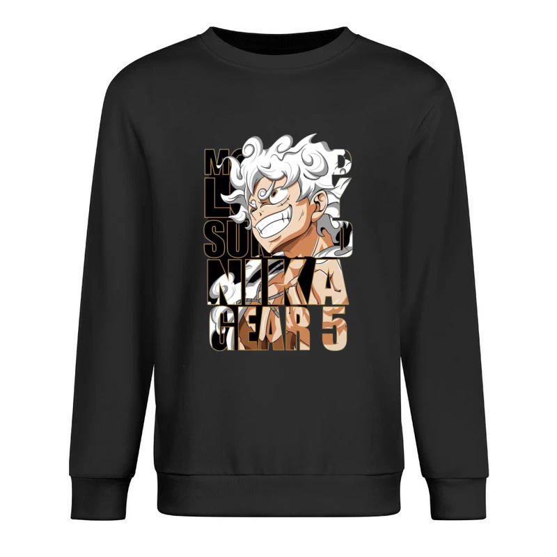 Monkey D. Luffy Gear 5 Design Herren Pullover Sweatshirt