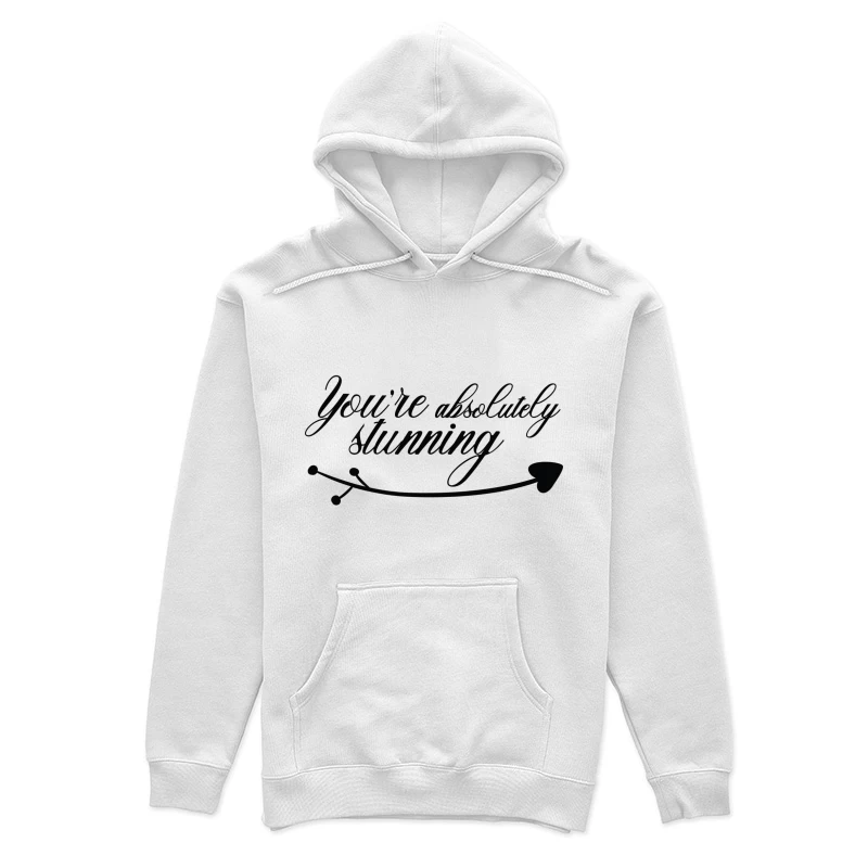 Texte inspirant avec flèche Femme Sweat à capuche
