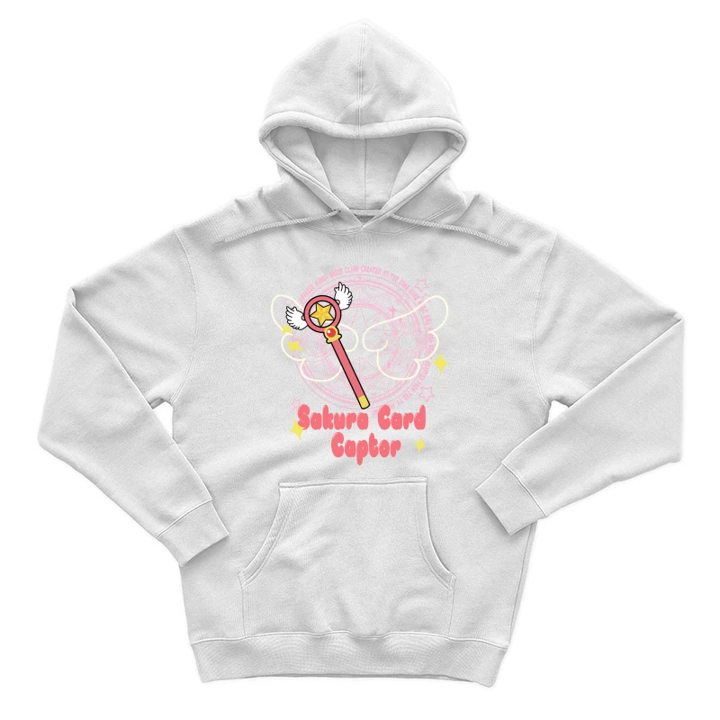 Sakura Zauberstab und Kreis Herren Pullover Hoodie