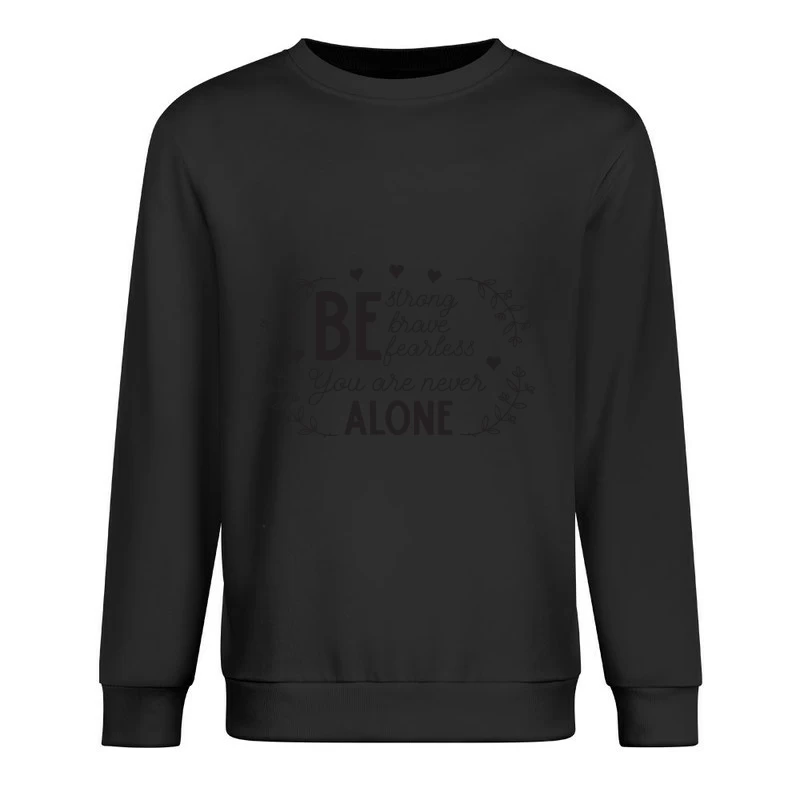 Motivation et Encouragement Floral Homme Sweat-shirt à enfiler