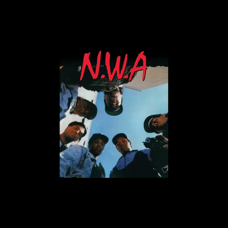 N.W.A Group Circle Low-Angle Photo Against Blue Sky Travel Mug