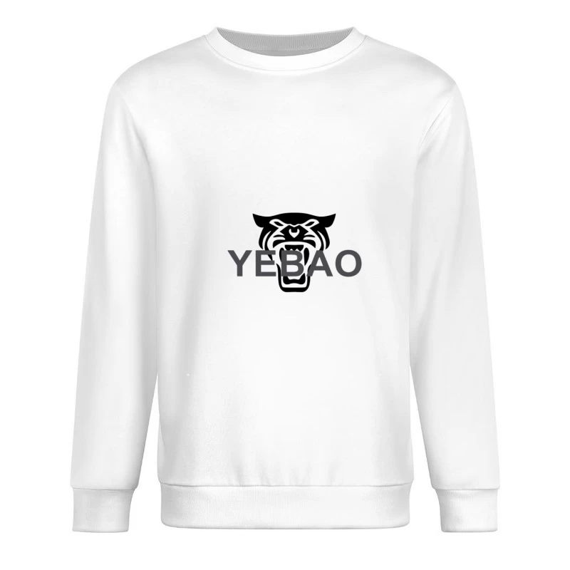 Yebao Logo mit Tiger Herren Pullover Sweatshirt