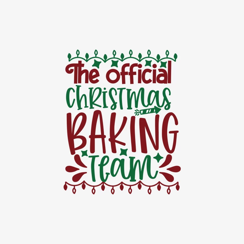L'équipe officielle de pâtisserie de Noël Homme Manches Longues T-Shirt